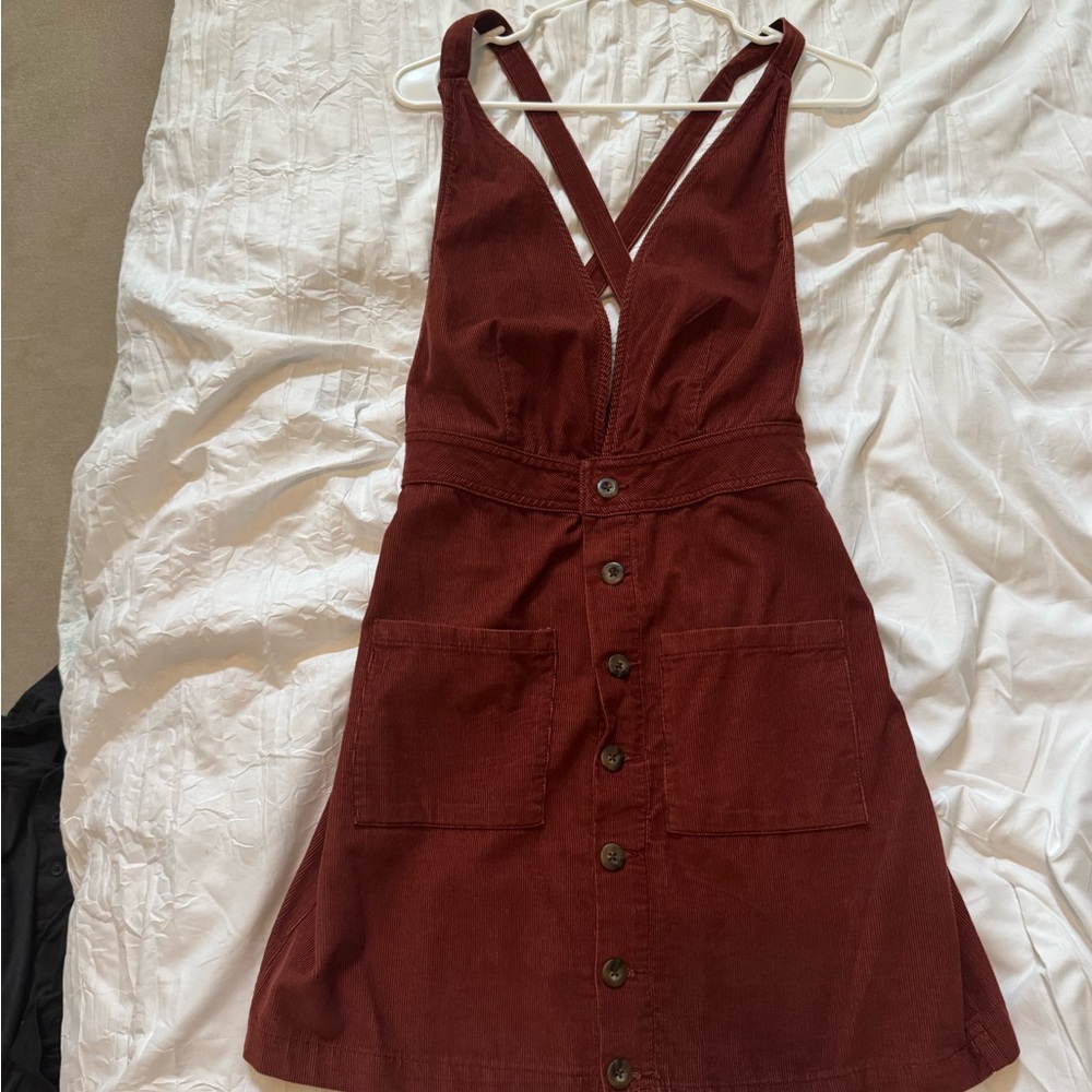 Rewash Red Sleeveless Halter Sundress